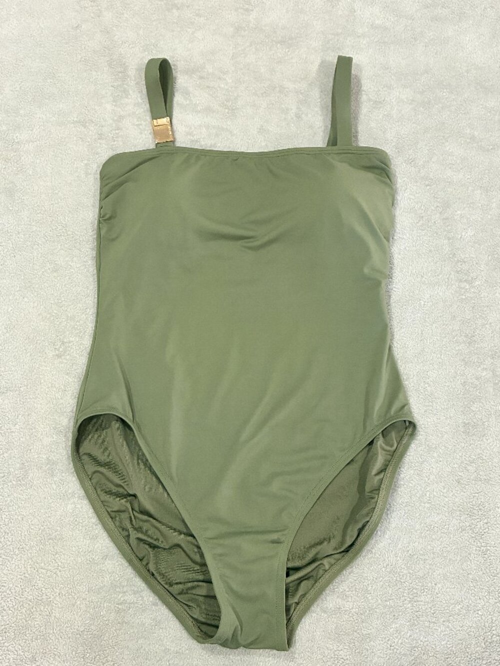 Michael Kors Olive Green One Piece SwimSuit Size 8/ Medium